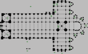 Basilique Saint-Sernin Planta